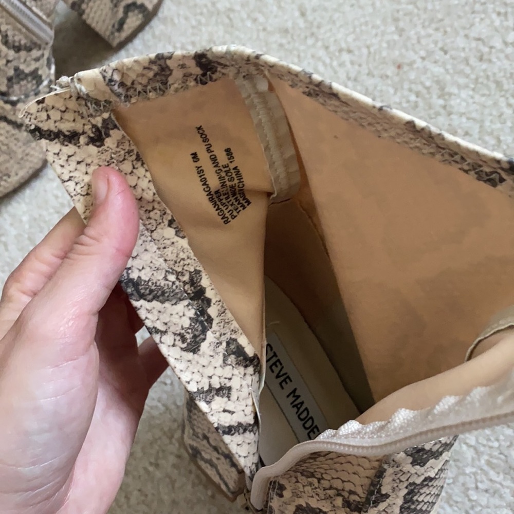 Steve Madden Snake Booties - image 5
